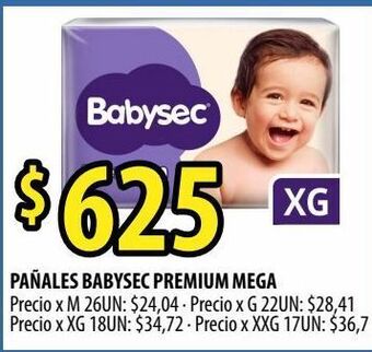Punto Mayorista Pañales babysec premium mega oferta