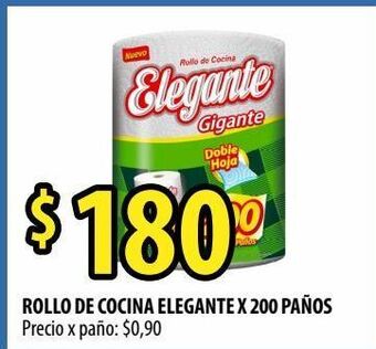 Punto Mayorista Rollo de cocina elegante x 200 paños oferta