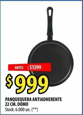 Punto Mayorista Panquequera antiadherente 22cm domo oferta