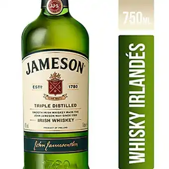 El Abastecedor Jameson whisky x 750 cc oferta