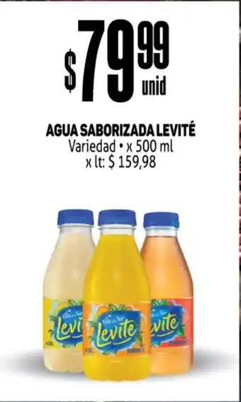 Makro Levite Agua Saborizada x 500 ml oferta