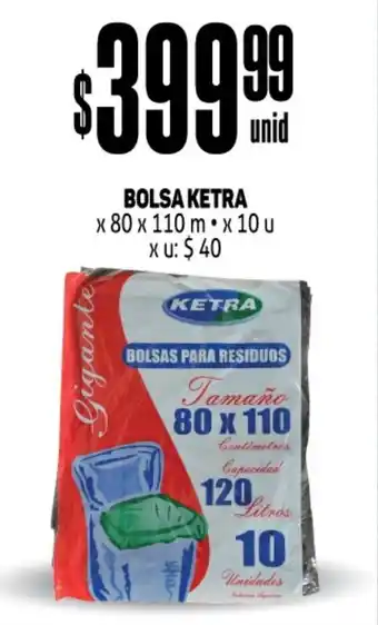 Makro Ketra Bolsa x 80 x 110 m • x 10 u oferta