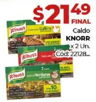 Diarco Knorr Caldo x 2 Un. oferta