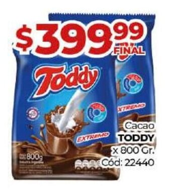 Diarco Toddy Cacao x 800 Gr oferta