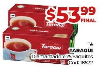 Diarco Té Taragüi Diamantado x 25 Saquitos oferta
