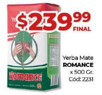 Diarco Romance Yerba Mate x 500 Gr. oferta