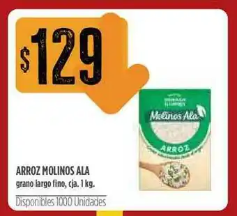 Supermercados Vea Arroz Molinos Ala Grano Largo Fino 1kg oferta
