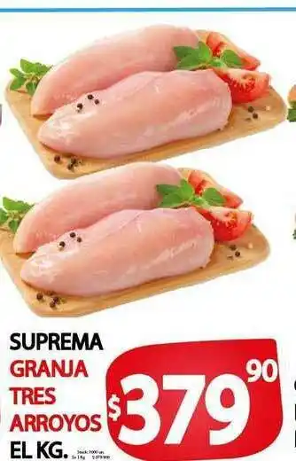 Supermercados Mariano Max Suprema Granja Tres Arroyos El Kg oferta