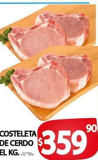 Supermercados Mariano Max Costeleta De Cerdo El Kg oferta