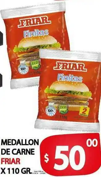Supermercados Mariano Max Medallon De Carne Friar oferta