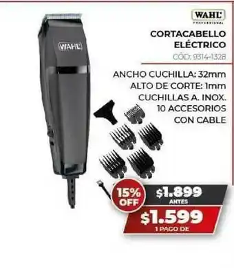 Novogar Wahl Cortacabello Eléctrico oferta