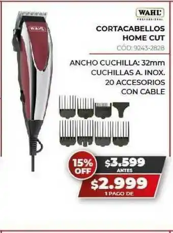 Novogar Wahl Cortacabellos Home Cut oferta