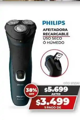 Novogar Philips Afeitadora Recargable oferta