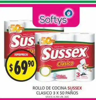 Supermercados Becerra Sussex Rollo De Cocina Clasico oferta