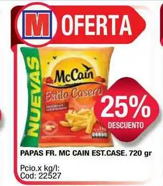 Maxiconsumo Papas Fr. Mc Cain Est.case 720gr oferta