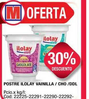 Maxiconsumo Postre Ilolay Vainilla - Cho - Ddl oferta