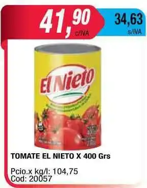 Maxiconsumo Tomate El Nieto x 400gr oferta