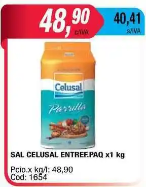 Maxiconsumo Sal Celusal Entref.paq x 1kg oferta