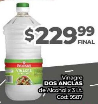 Diarco Dos Anclas Vinagre de Alcohol x 3 Lt. oferta