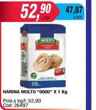 Maxiconsumo Harina Molto x 1kg oferta