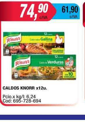 Maxiconsumo Caldos Knorr x 12u oferta