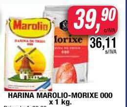 Maxiconsumo Harina Marolio-morixe 000 x 1kg oferta