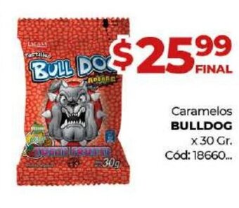 Diarco Bulldog Caramelos x 30 gr oferta