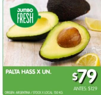 Jumbo Palta hass x un oferta