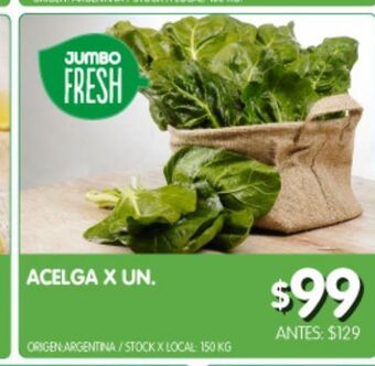 Jumbo Acelga x un oferta