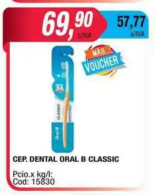 Maxiconsumo Cep. Dental Oral B Classic oferta