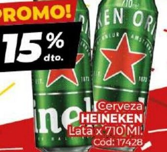 Diarco Heineken Cerveza Lata x 710 ml oferta