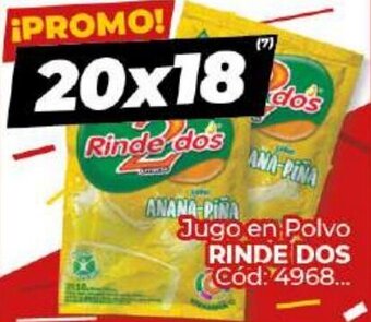 Diarco Rinde Dos Jugo en Polvo oferta