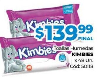 Diarco Kimbies Toallas Humedas x 48 Un. oferta