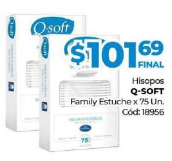 Diarco Q-Soft Hisopos Family Estuche x 75 Un. oferta