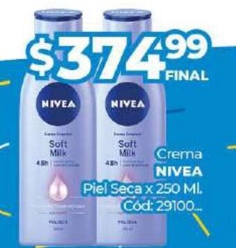 Diarco Nivea Crema Piel Seca x 250 ml oferta