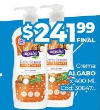 Diarco Algabo Crema x 400 ml oferta