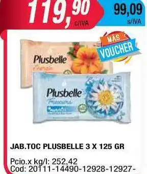 Maxiconsumo Jab.toc Plusbelle 3 x 125gr oferta