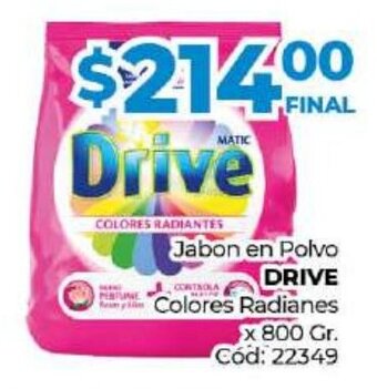 Diarco Drive Jabon En Polvo Colores Radianes x 800 gr. oferta