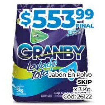 Diarco Skip Jabón En Polvo x 3 kg oferta