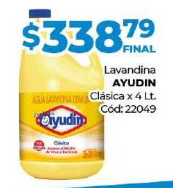 Diarco Ayudin Lavandina Clásica x 4 Lt. oferta