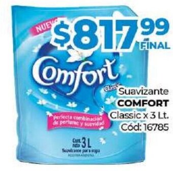 Diarco Comfort Suavizante Classic x 3 Lt. oferta