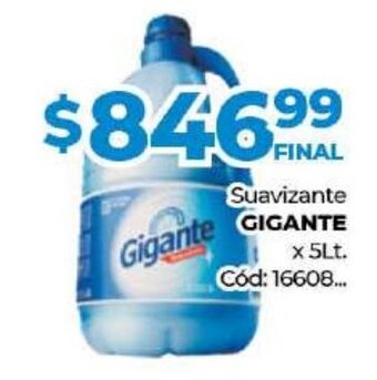 Diarco Gigante Suavizante x 5 Lt oferta