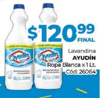 Diarco Ayudín Lavandina Ropa Blanca x 1 lt. oferta