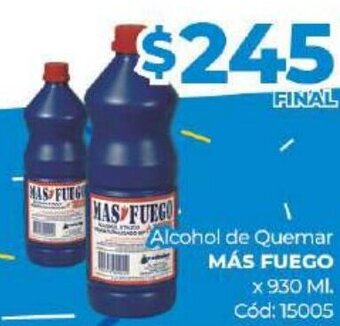 Diarco Más Fuego Alcohol de Quemar x 930 ml oferta