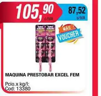 Maxiconsumo Maquina Prestobar Excel Fem oferta