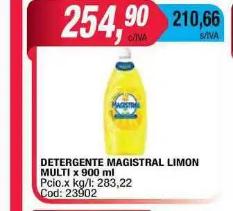 Maxiconsumo Detergente Magistral Limon Multi x 900ml oferta