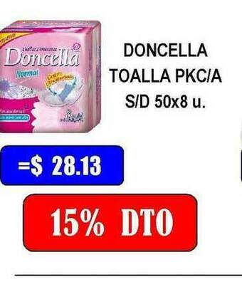 Dulcenter Doncella Toalla Pkc A S D oferta