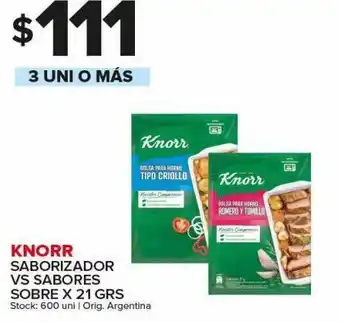 Carrefour Maxi Knorr saborizador x 21gr oferta