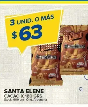 Carrefour Maxi Cacao santa elene x 180gr oferta