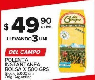 Carrefour Maxi Polenta del campo x 500g oferta